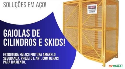 Gaiola de Cilindros. Imagem Gaiola de Cilindros.