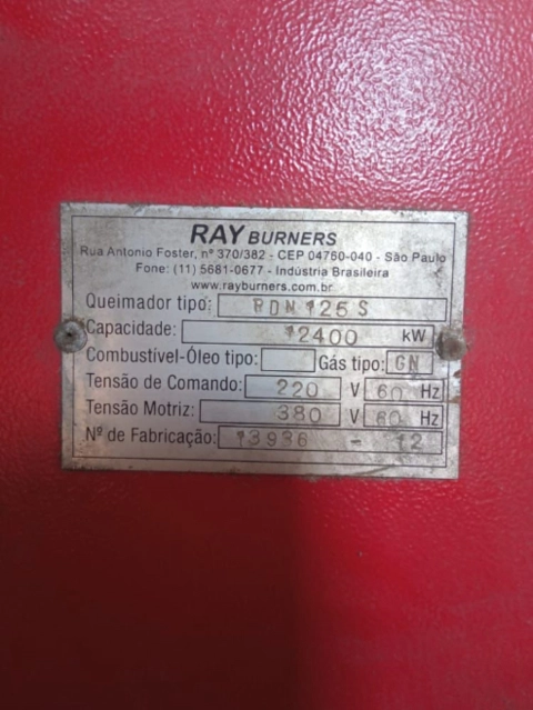 Imagem Queimador Gas Industrial 12000 kw Imagem Queimador Gas Industrial 12000 kw