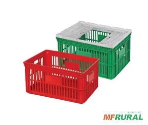 COMPRAMOS SUCATA/ DESCARTE DE CAIXAS E GAIOLAS PLÁSTICAS PARA TRANSPORTE DE FRANGO