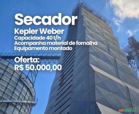 SECADOR KEPLER WEBER CAPACIDADE 40 T/H Imagem SECADOR KEPLER WEBER CAPACIDADE 40 T/H