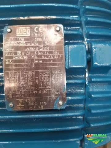 Motor Weg 12,5CV 1755RPM Imagem Motor Weg 12,5CV 1755RPM