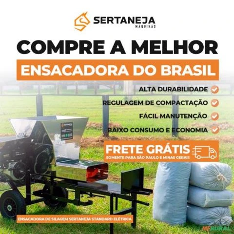 Ensacadora de Silagem Sertaneja Standard Elétrica