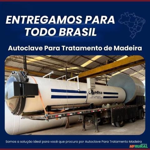 Autoclave para Tratamento de Madeiras de 7m Imagem Autoclave para Tratamento de Madeiras de 7m