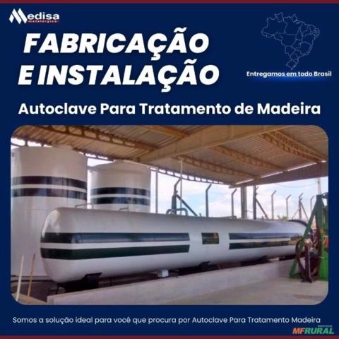 Autoclave para Tratamento de Madeiras de 11m Imagem Autoclave para Tratamento de Madeiras de 11m