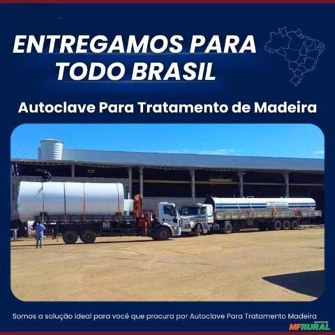 Autoclave para Tratamento de Madeiras de 12m Imagem Autoclave para Tratamento de Madeiras de 12m