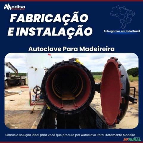Autoclave para Tratamento de Madeiras de 20m Imagem Autoclave para Tratamento de Madeiras de 20m