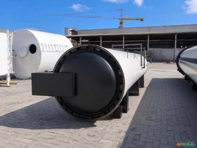 AUTOCLAVES PARA TRATAMENTO DE MADEIRA USADA 7 X 1,45 Imagem AUTOCLAVES PARA TRATAMENTO DE MADEIRA USADA 7 X 1,45