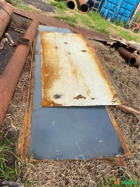 Imagem Chapas piso lisa em aço carbono Imagem Chapas piso lisa em aço carbono