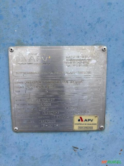 Imagem Trocador de calor APV 133- Placas Imagem Trocador de calor APV 133- Placas