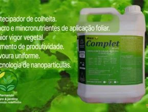 Fertilizante líquido NPK + Aditivos via folha.