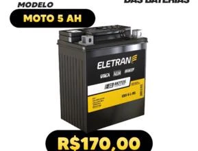 Bateria ELETRAN MOTO 5AH