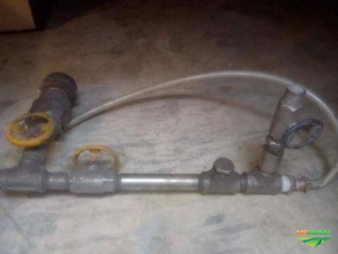 Imagem Conjunto bomba de irrigação de alta pressão e distancia Imagem Conjunto bomba de irrigação de alta pressão e distancia