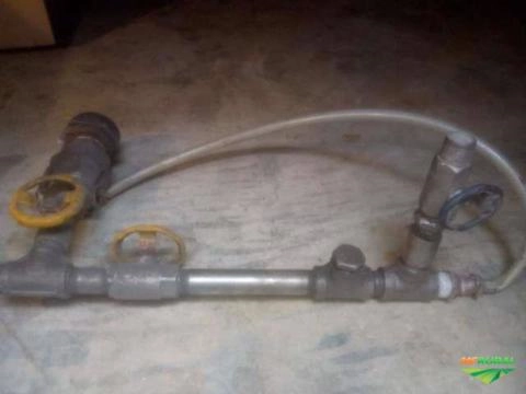 Imagem Conjunto bomba de irrigação de alta pressão e distancia Imagem Conjunto bomba de irrigação de alta pressão e distancia