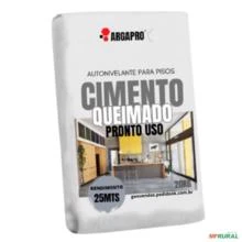 CIMENTO QUEIMADO PISO ARGAPRO KIT/ COM RESINA  20KG