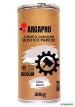Cimento queimado rustico bicolor ( BRANCO COM CINZA CLARO ) argapro ( RENDE 100 MTS ) 30kg