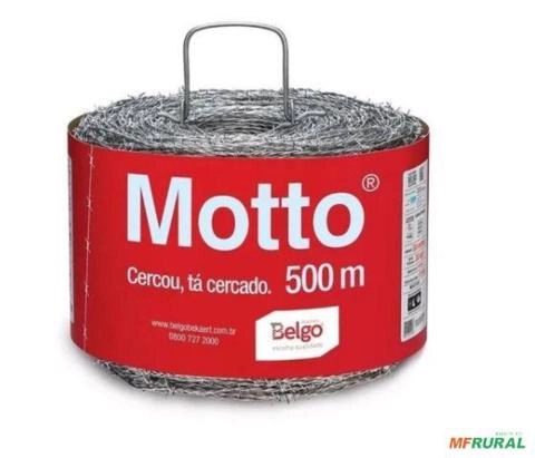 Arame Farpado Motto 500mts Belgo Imagem Arame Farpado Motto 500mts Belgo