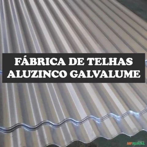 Telhas de aluzinco com instalação