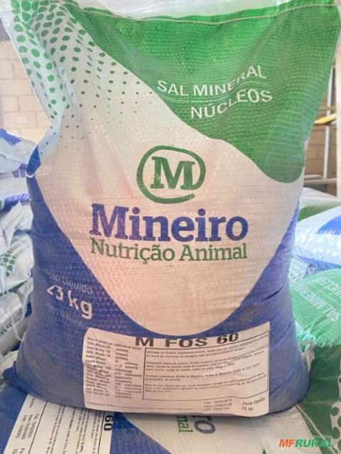 Suplemento mineral – 60g de fósforo para recria e lactação Imagem Suplemento mineral – 60g de fósforo para recria e lactação