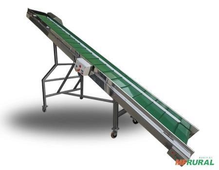 Esteira Transportadora para Cama de Frango – Esteira em V (Granel) Imagem Esteira Transportadora para Cama de Frango – Esteira em V (Granel)