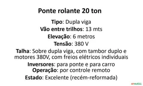 PONTE ROLANTRE 20 TONELADAS