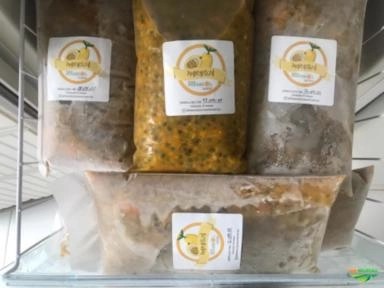 Polpa do maracujá puro Imagem Polpa do maracujá puro