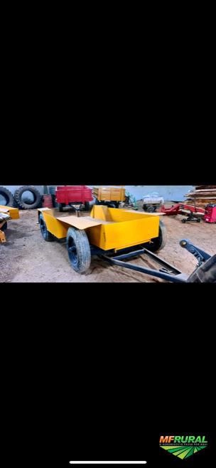 Imagem Carreta Agrícola Amarelo Em Aço Com 2 Eixos E Aro 16 Imagem Carreta Agrícola Amarelo Em Aço Com 2 Eixos E Aro 16