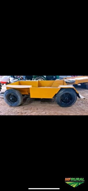 Imagem Carreta Agrícola Amarelo Em Aço Com 2 Eixos E Aro 16 Imagem Carreta Agrícola Amarelo Em Aço Com 2 Eixos E Aro 16