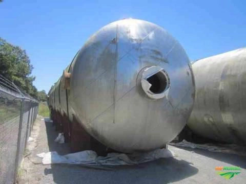 Coluna com Bandeja de Aço Inoxidável 304L de 157 "Diâmetro x 70  Imagem Coluna com Bandeja de Aço Inoxidável 304L de 157 "Diâmetro x 70