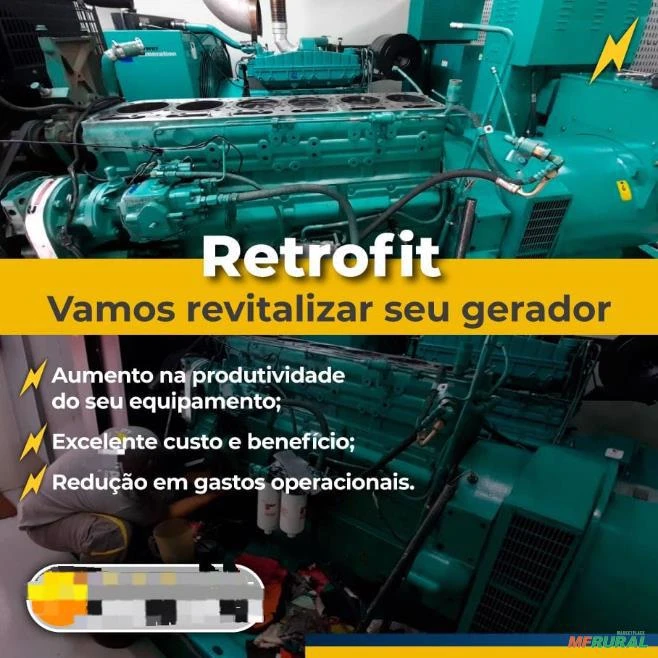 Retrofit (Modernização e Revitalização) de Grupos Geradores de Energia SC