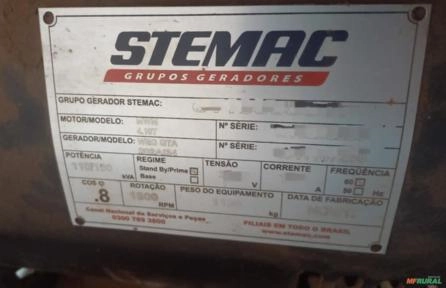Imagem GERADOR DE ENERGIA 110/100 KVA/ ANO 2017/ 139 HRS/ PAINEL DE COMANDO DIGITAL Imagem GERADOR DE ENERGIA 110/100 KVA/ ANO 2017/ 139 HRS/ PAINEL DE COMANDO DIGITAL