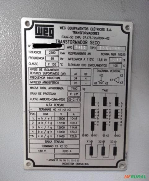 Imagem Gerador de Energia Caterpillar 2281 2000 kVA 3516B Ano 2011 22812000kVA Imagem Gerador de Energia Caterpillar 2281 2000 kVA 3516B Ano 2011 22812000kVA