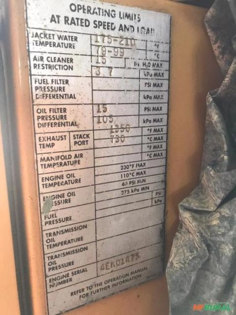 Imagem Motor Estacioná a Diesel A Gás Caterpillar 3516G Imagem Motor Estacioná a Diesel A Gás Caterpillar 3516G