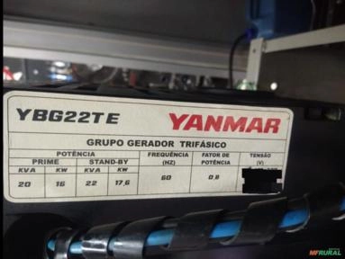 Imagem Gerador de Energia 22 kVA 20 kVA Yanmar Motor Yanmar + Weg 22kVA 20kVA Imagem Gerador de Energia 22 kVA 20 kVA Yanmar Motor Yanmar + Weg 22kVA 20kVA