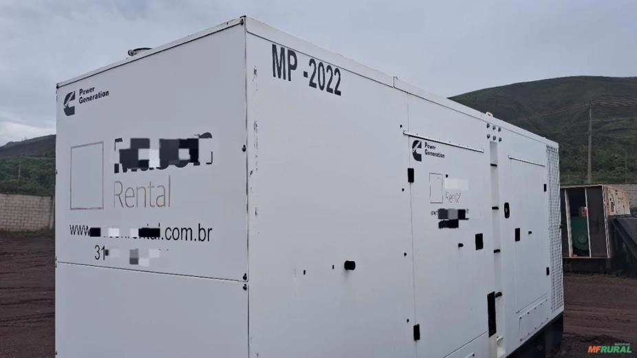 Gerador de Energia 625 kVA 600kVA Ano 2021 Cummins 1710 hrs 625kVA 600kVA Imagem Gerador de Energia 625 kVA 600kVA Ano 2021 Cummins 1710 hrs 625kVA 600kVA