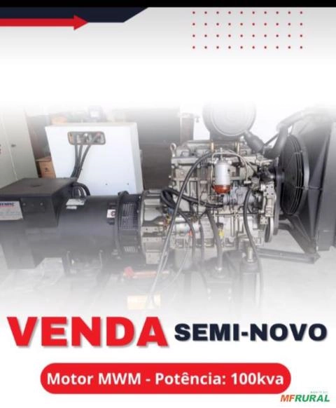 Imagem Gerador de Energia 100 kVA Stemac Ano 2013 350 hrs Motor Mwm 4.10t x10 100kVA Imagem Gerador de Energia 100 kVA Stemac Ano 2013 350 hrs Motor Mwm 4.10t x10 100kVA