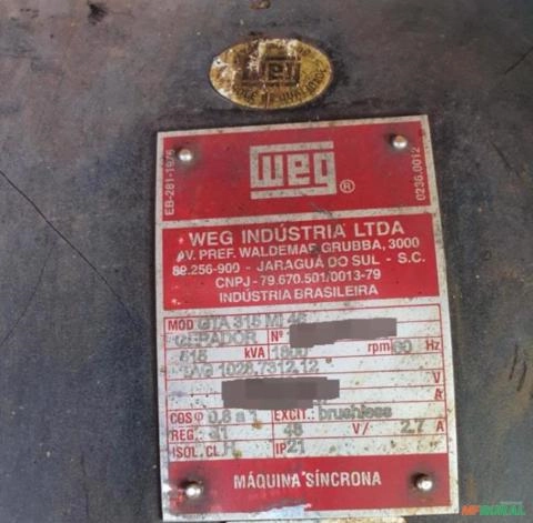 Imagem Gerador de Energia 500 kVA Atlas Copco 1168 hrs Motor Scania V8 500kVA Imagem Gerador de Energia 500 kVA Atlas Copco 1168 hrs Motor Scania V8 500kVA