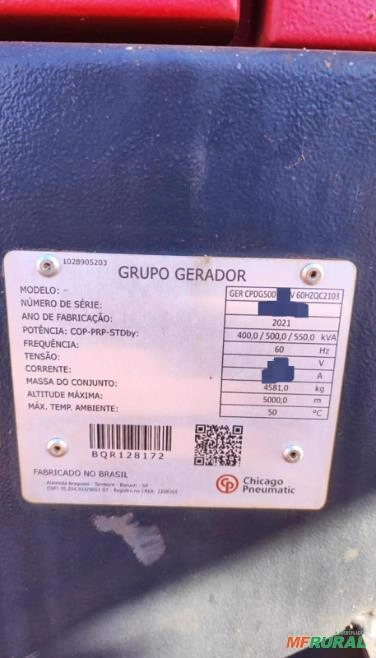 Imagem GERADOR ENERGIA 550/500 KVA 2021 187Hrs MOTOR SCANIA DC13 (ELETRÔNICO) Imagem GERADOR ENERGIA 550/500 KVA 2021 187Hrs MOTOR SCANIA DC13 (ELETRÔNICO)