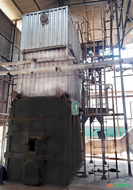 Caldeira Usada - Aquatubular 4,6 Toneladas - Pressão 12Kgf/cm² - Lenha Imagem Caldeira Usada - Aquatubular 4,6 Toneladas - Pressão 12Kgf/cm² - Lenha