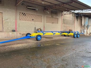 Imagem CARRETA PARA TRANSPORTE DE PLATAFORMA Imagem CARRETA PARA TRANSPORTE DE PLATAFORMA