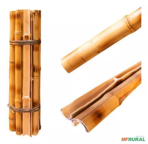 Tutor Bambu Queimado Rachado Identificado 36 Unidades 95 cm Imagem Tutor Bambu Queimado Rachado Identificado 36 Unidades 95 cm
