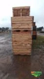 Bins (caixas) de madeira eucalipto