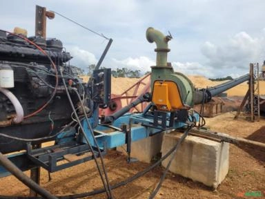 DRAGA MONTADA DE 8" PELEGADAS FUNCIONANDO (USADA) Imagem DRAGA MONTADA DE 8" PELEGADAS FUNCIONANDO (USADA)