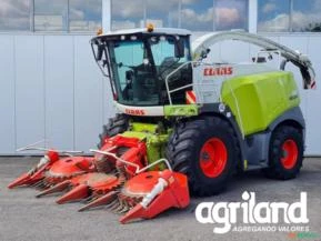 Forrageira Claas Jaguar 940 incluindo plataforma Kemper 445