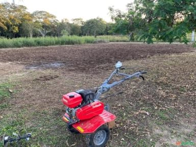 Motocultivador Tratorito Branco 6,5 cv (modelo BTTG-6.5) a gasolina Imagem Motocultivador Tratorito Branco 6,5 cv (modelo BTTG-6.5) a gasolina