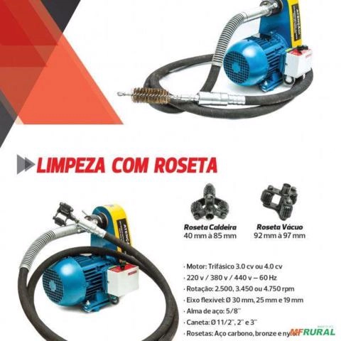 MÁQUINA DE LIMPEZA DE TUBOS Imagem MÁQUINA DE LIMPEZA DE TUBOS