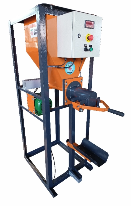 Ensacadeira eletronica para sacos boca aberta Imagem Ensacadeira eletronica para sacos boca aberta