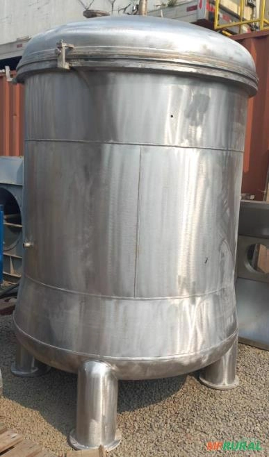 Imagem Autoclave em aço inox 1300mm diametro x 1800mm altura , ideal para cestos Imagem Autoclave em aço inox 1300mm diametro x 1800mm altura , ideal para cestos