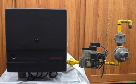 Queimador Weishaupt 30/160kw 220v Gás Imagem Queimador Weishaupt 30/160kw 220v Gás