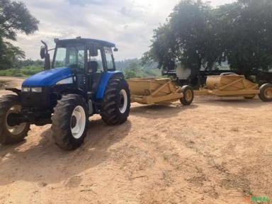 Conjunto trator New Holland TS6040 (2010), com Madal