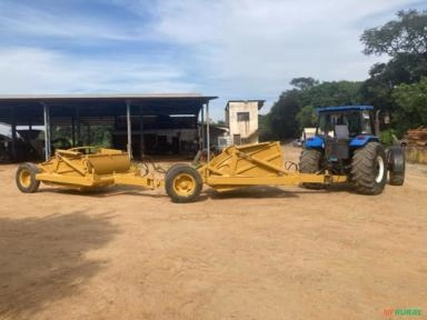 Imagem Conjunto trator New Holland TS6040 (2010), com Madal Imagem Conjunto trator New Holland TS6040 (2010), com Madal